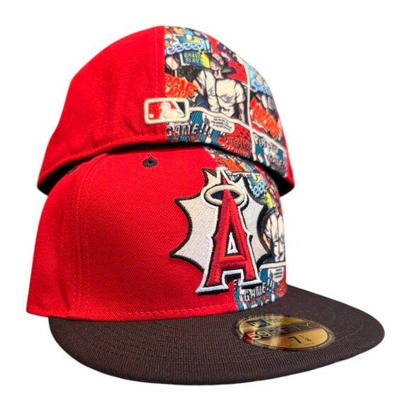 New Era Anaheim Angels Diamond Hero Edition 59FIFTY Fitted Hat Cap - Picture 2 of 9